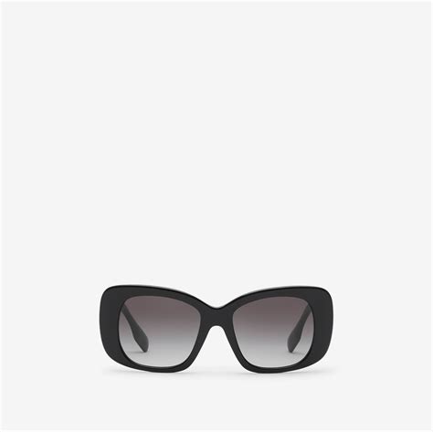 burberry logo occhiali|Logo Oversized Sunglasses in Black .